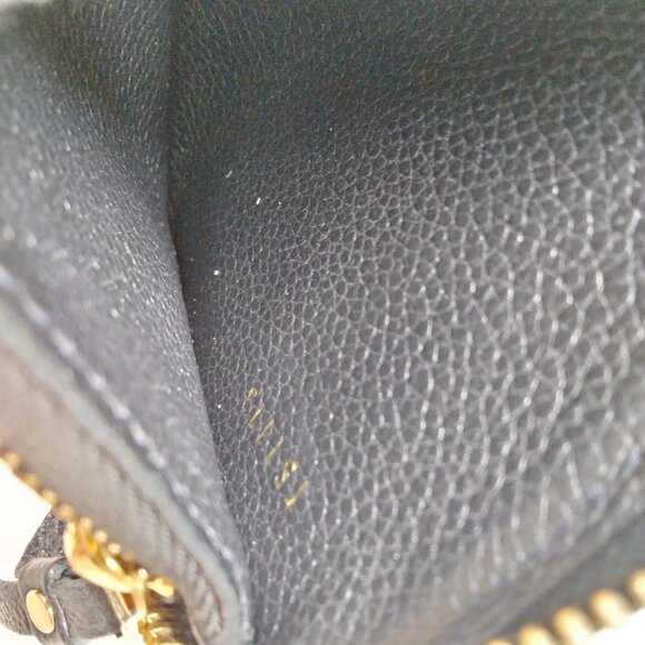 654267BJ (X3) Louis Vuitton Wallet Long Navy Blue Monogram Empreinte - Picture 9 of 10